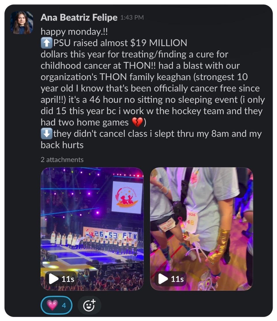 Ana creator community Slack update