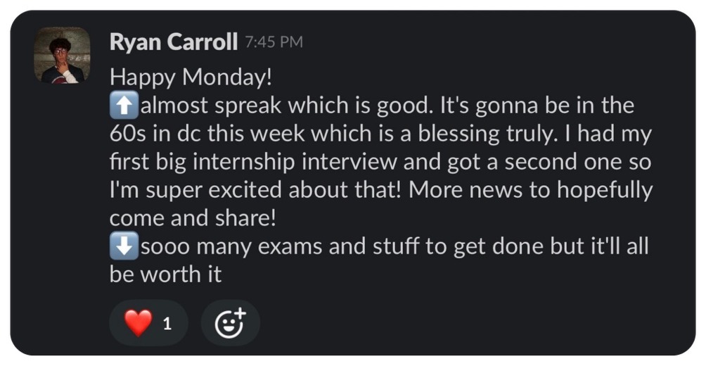 Ryan creator community Slack update
