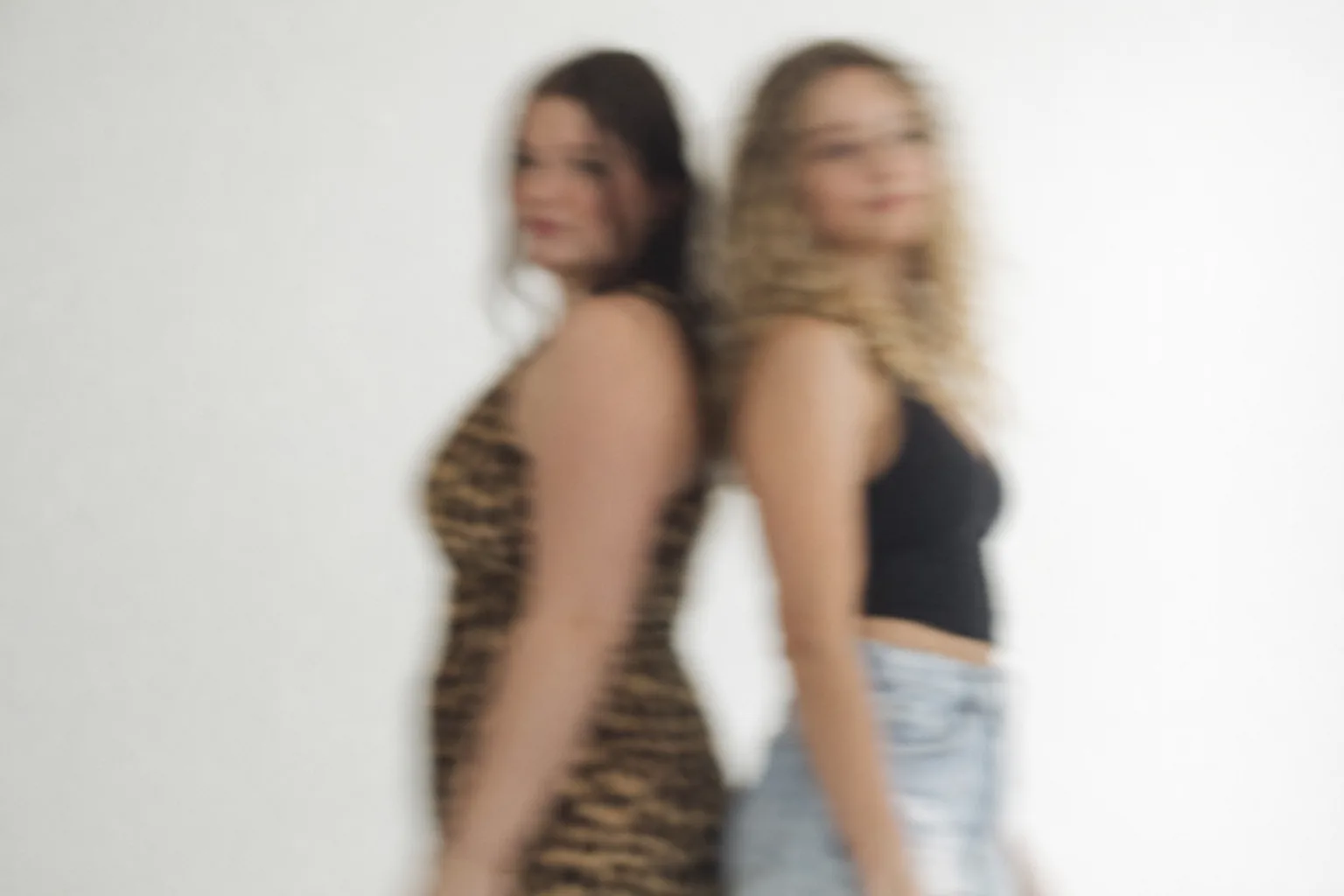 Alana and Mikayla in a studio shoot